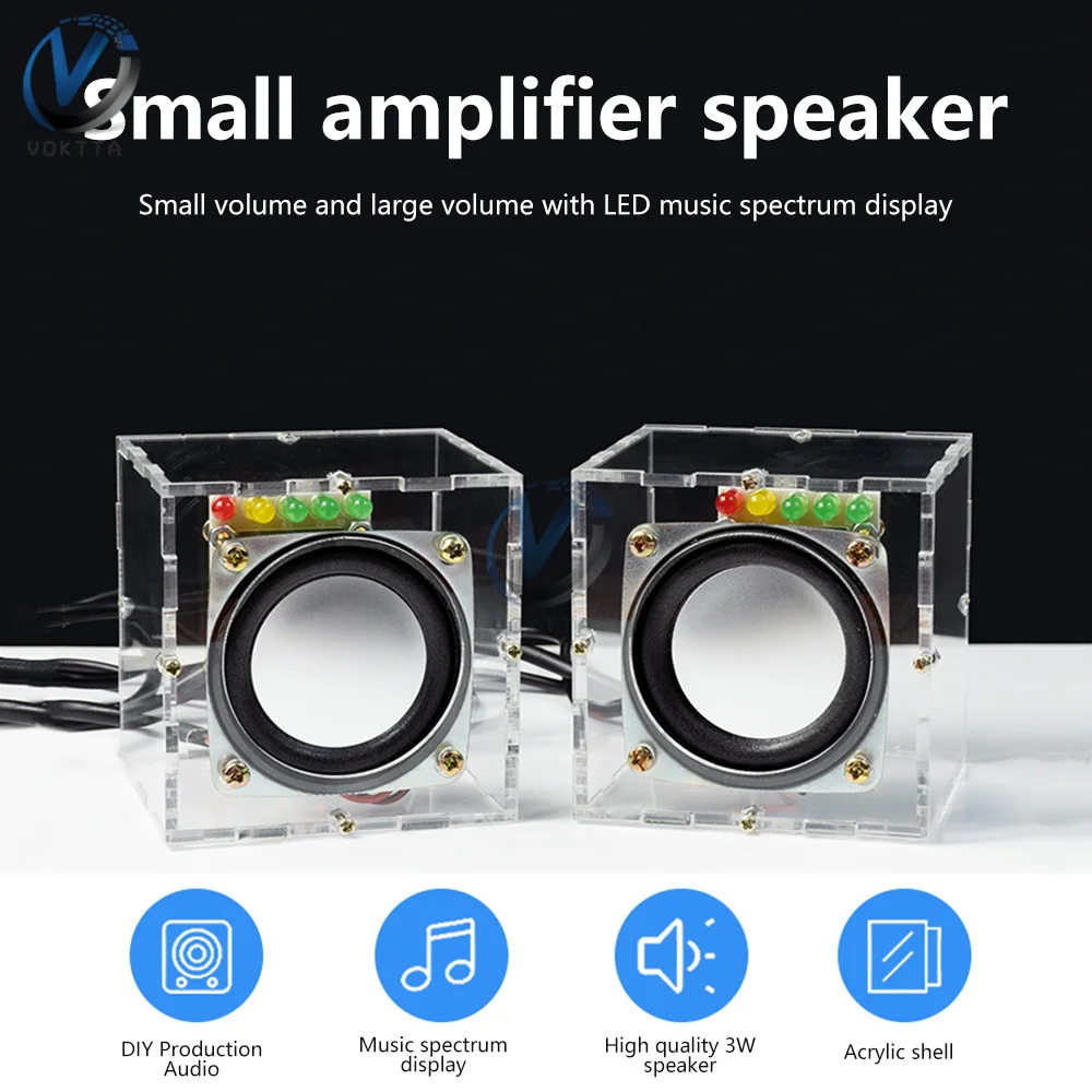 

DIY Speaker Blue-tooth Speaker Box Kit Electronic Sound Amplifier For Science Experiment Stem Learning For Teens Adults