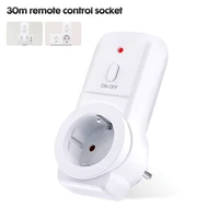 wireless remote control smart timer socket swtich 220v eu uk fr us plug wall 433mhz programmable electrical outlet switch