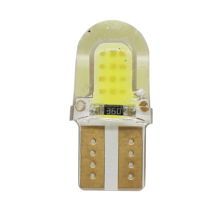 1 шт. 4 чипы COB светильник Автомобильный светодиодный W5W T10 194 168 4SMD для парковки Клин