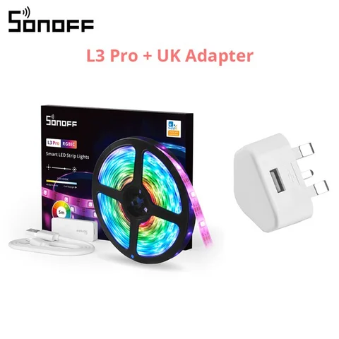 Умная Светодиодная лента SONOFF L3 Pro, 5 м, RGBIC, Wi-Fi, футов