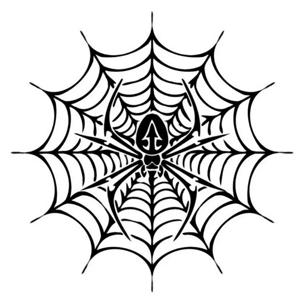 

Светоотражающая наклейка в виде паутины