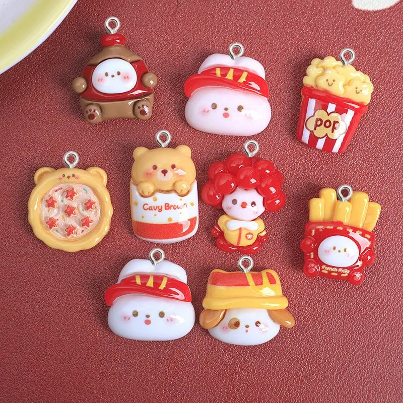 10 шт. подвески из смолы для изготовления украшений