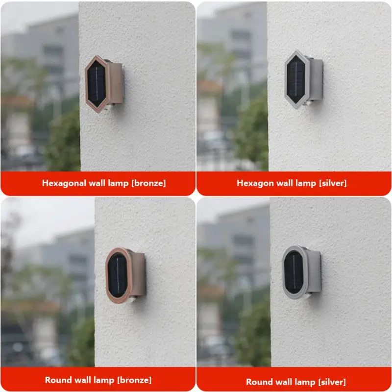 

Automatic Sensing Outdoor Patio Porch Garage Lights Energy Saving Outdoor Up And Down Luminous Lighting Waterproof