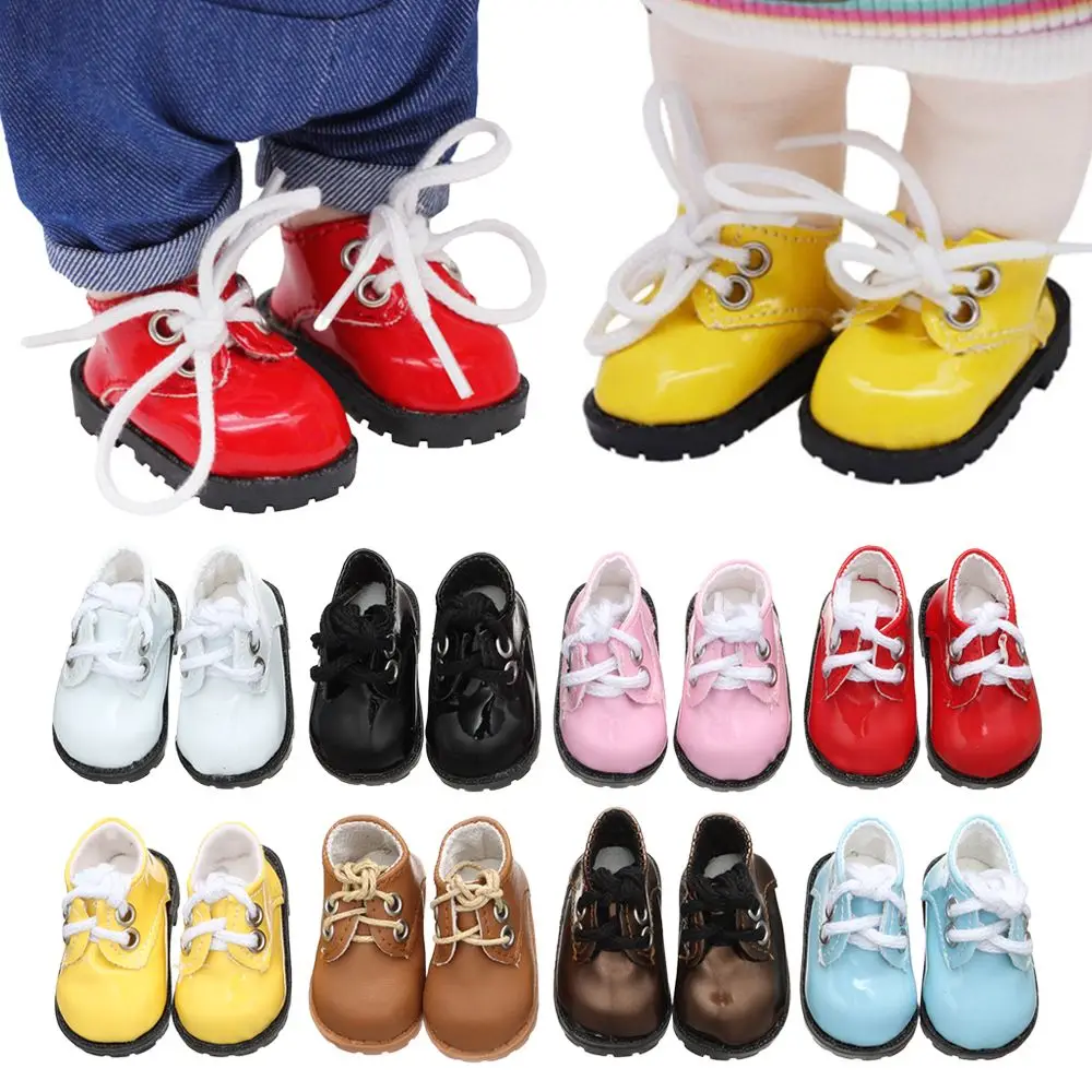 

Doll Toy Bright Leather Shoes Suit For 15-20cm Fashion Doll Mini Shoes For 1/6 Doll Toys For Girls Gifts Doll Accessories