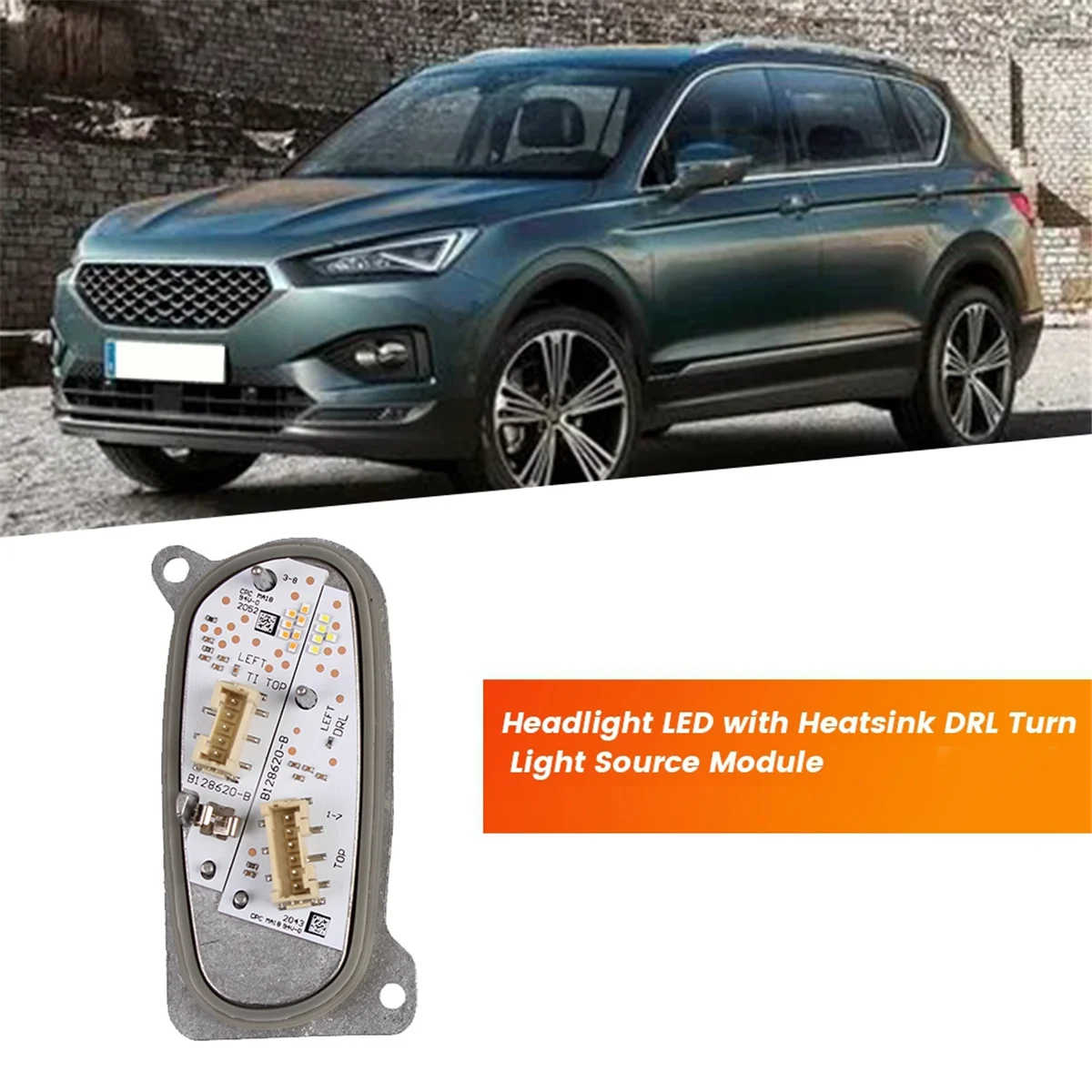 Светодиодный модуль автомобильных фар с радиатором для сиденья 5FJ 941475 Левый_A79R |