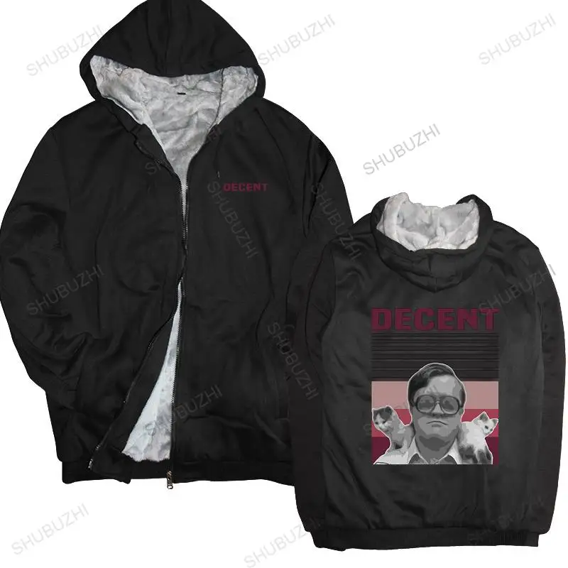 

Men streetwear hooded zipper Novelty Bubbles Decent warm coat Men Graphic Humor Comedy TV mens shubuzhi hoodies Oversized