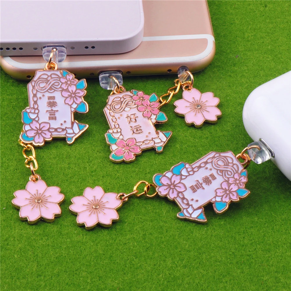 

Cute Dust Plug Charm Charge Port Plug For iPhone Woman Dust Protection Stopper Phone Anti Dust Cap For Airpods Accessories