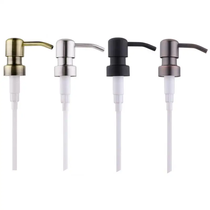 

1pc Pump Head Metal DIY Soap Liquid Lotion Dispenser Replacement Head Jar Tube Not Tarnish For 28/400 Thread Standard