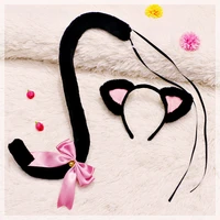 hair hoop tail set a hand made spot japanese lolita headdress cosplay prop cat ears