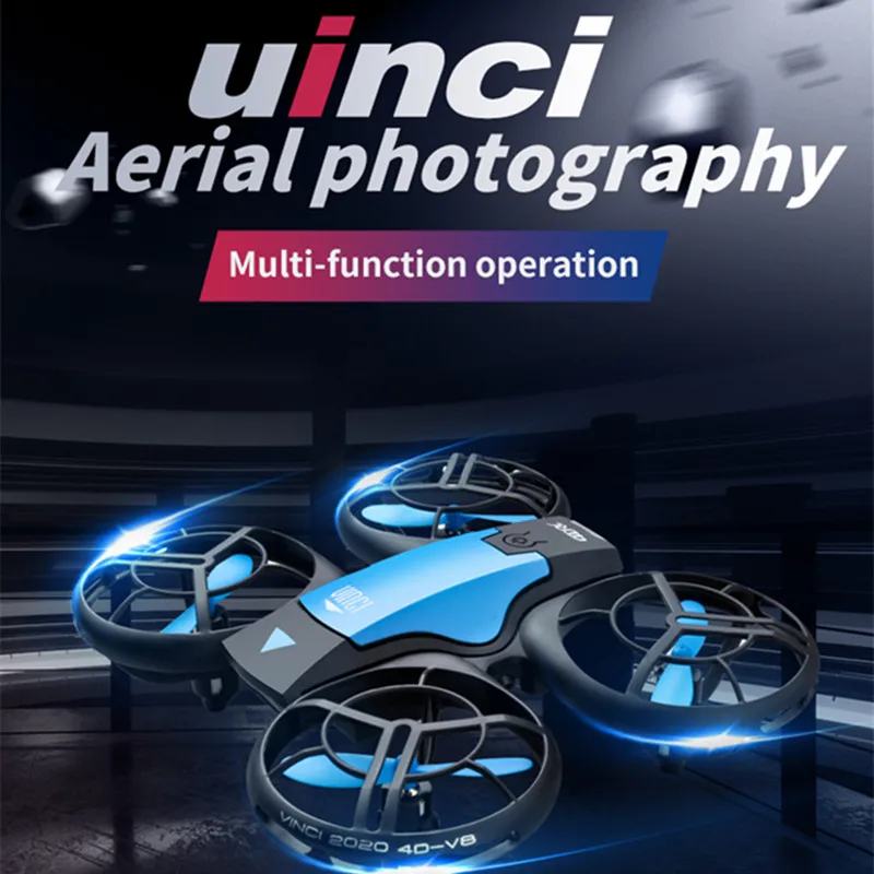 

V8 New Mini Drone 4K 1080P HD Camera WiFi Fpv Air Pressure Height Maintain Foldable Quadcopter RC Dron Toy Gift