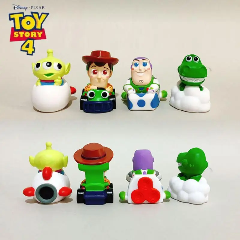 

Anime Toy Story Figure Woody Buzz Lightyear Alien Rex Cloud Mass Roller Coaster Figure Q Version Toys Kawaii Model Doll Gifts