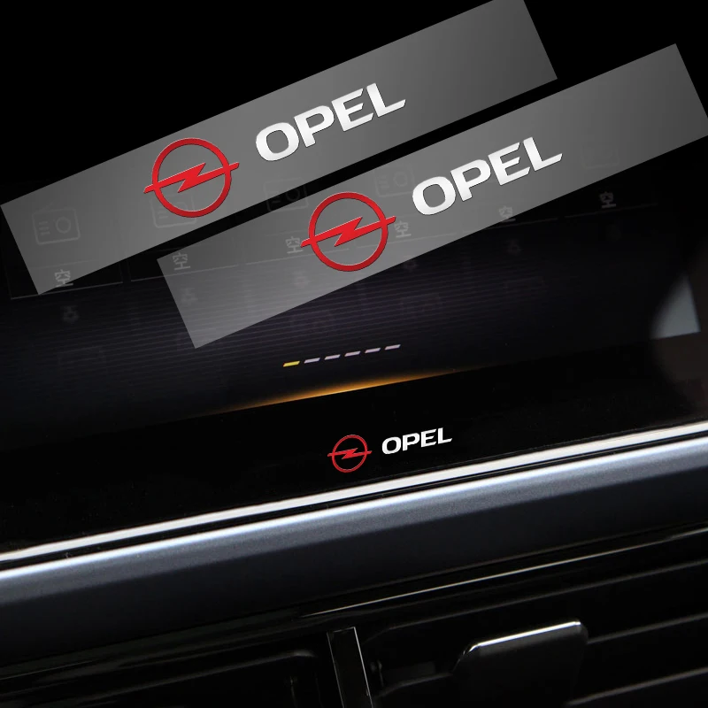 

10pcs Car Logo Center Console UV Stickers for Opel Astra J Corsa D K Vectra Bvectra B Insignia Vivaro Car Accessories Decoration