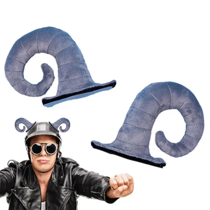 

Devil Horns For Hard Hat Hard Hat Decor For Motorcycle Angular Design Modification Accessories For Motorcycle Riding Cycling Ice