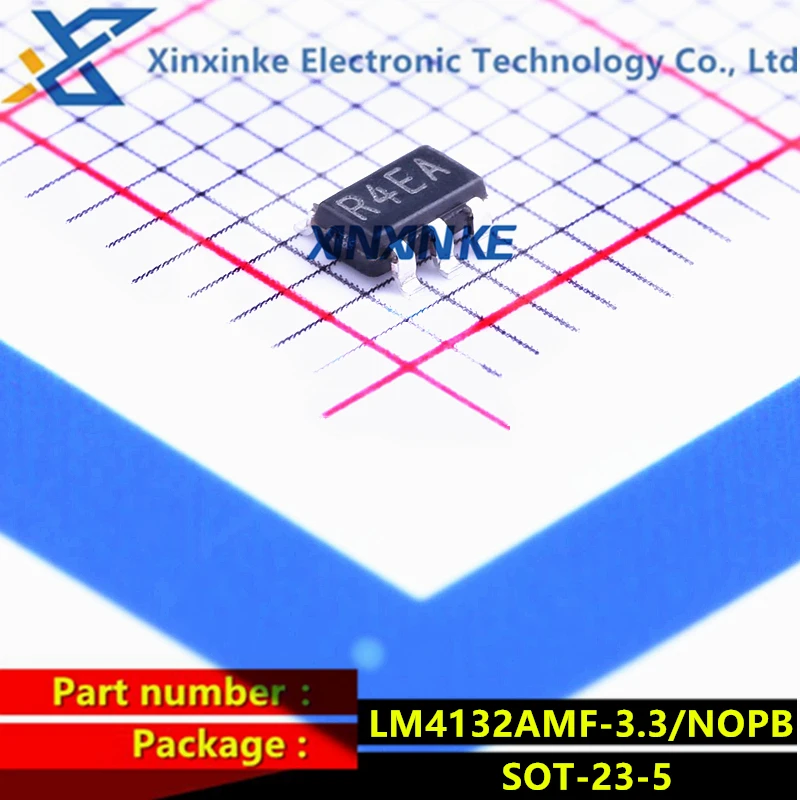 

LM4132AMF-3.3/NOPB SOT-23-5 Mark:R4EA Low Dropout Voltage Reference Power Management ICs Brand New Original