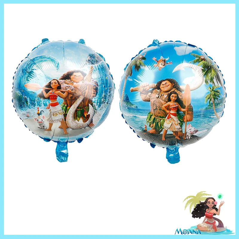 Disney Moana Cartoon Party Tableware Cup Straw Plate Napkins Candy Box Banner Flags Kid's Birthday Party Decorations Supplies images - 6