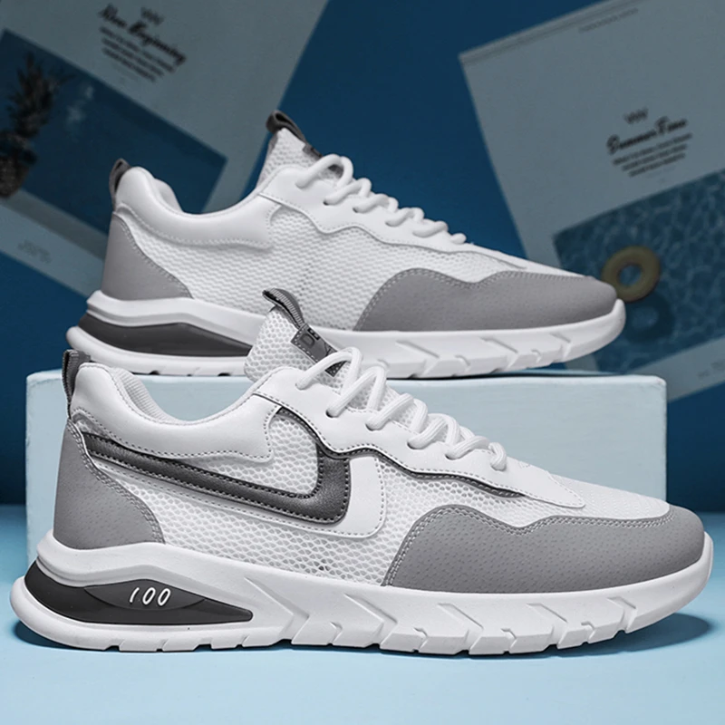 2022 New Ultralight Men's Sneakers Unisex Mesh Breathable Walking Casual Shoes Summer Comfortable Big Size Women Couple Shoes