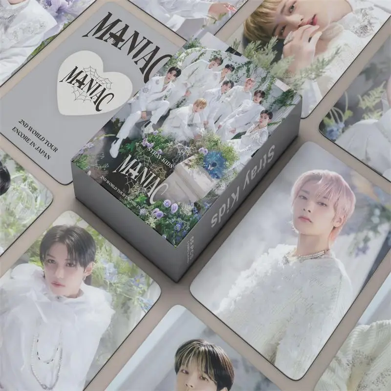 

55pcs/box Kpop Stray Kids Lomo card HD photo card Christmas Evel new album music NO EASY GO LIVE Korea fashion postcard FELIX