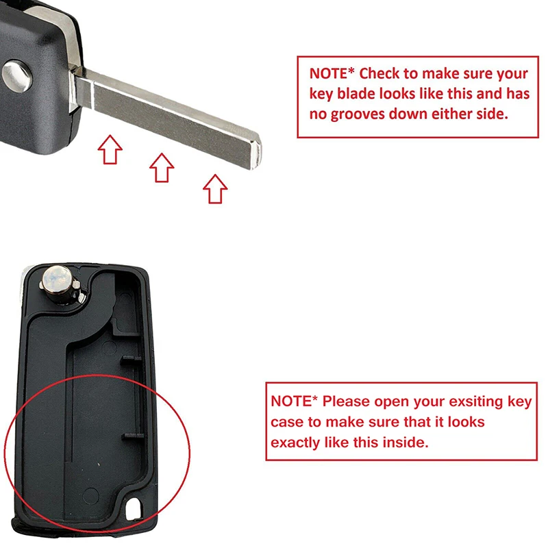 Флип-брелок для дистанционного ключа Citroen C4 Grand Picasso C5 C6 C8 светильник 3