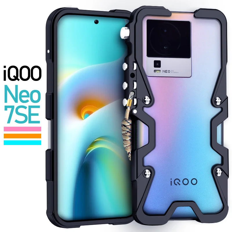 Роскошные армированные металлические алюминиевые Чехлы для телефона бампер Vivo