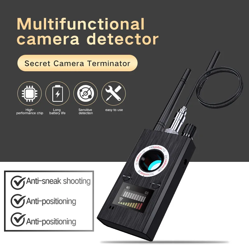 

T9 Vehicle GPS Anti Tracking Locator Eavesdropping Scanner Anti-camera Signal Detector Intelligence Laser Scanning Terminator