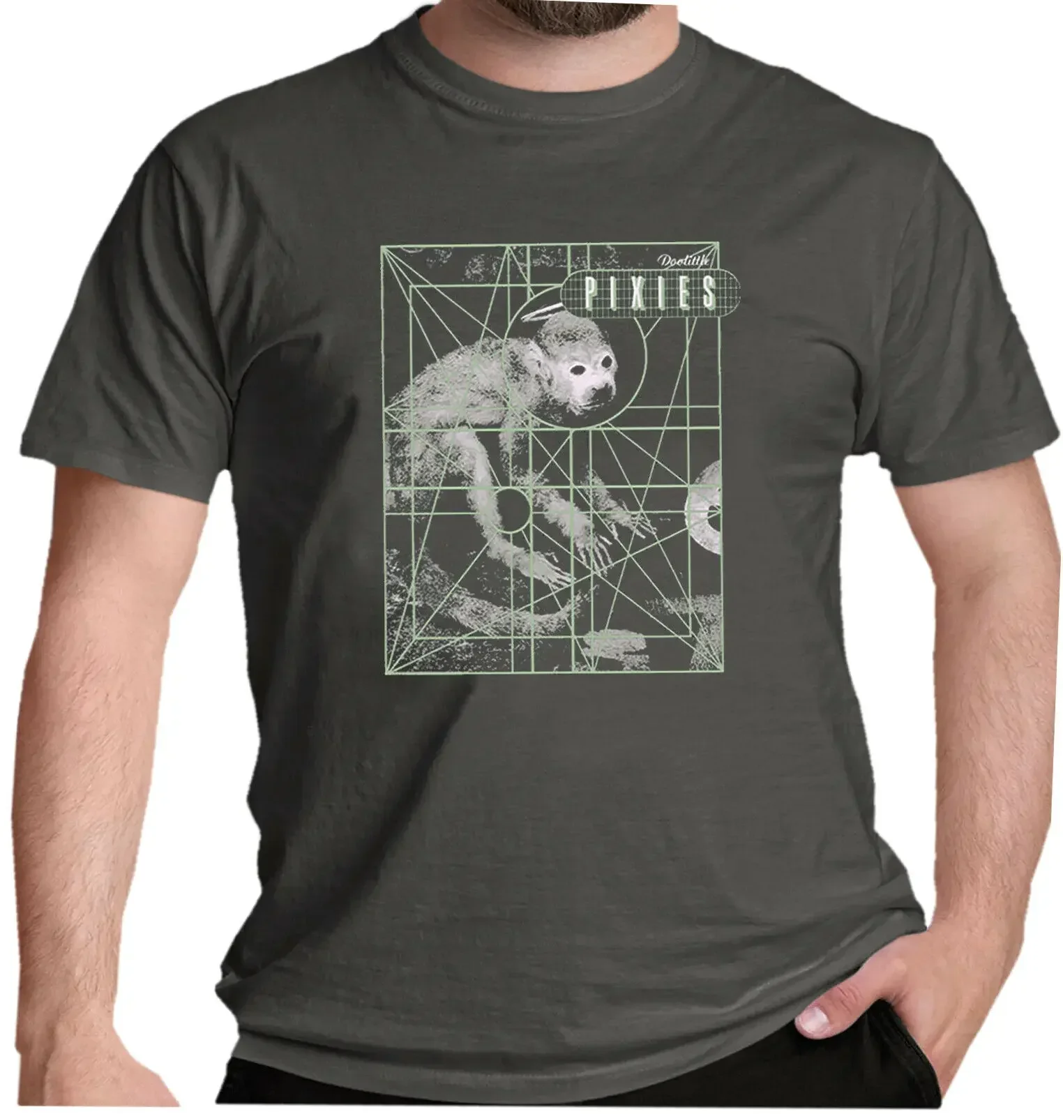 Футболка Pixies Doolittle Monkey Grid ОФИЦИАЛЬНЫЙ альбом Alt Rock НОВЫЙ S M L XL XXL