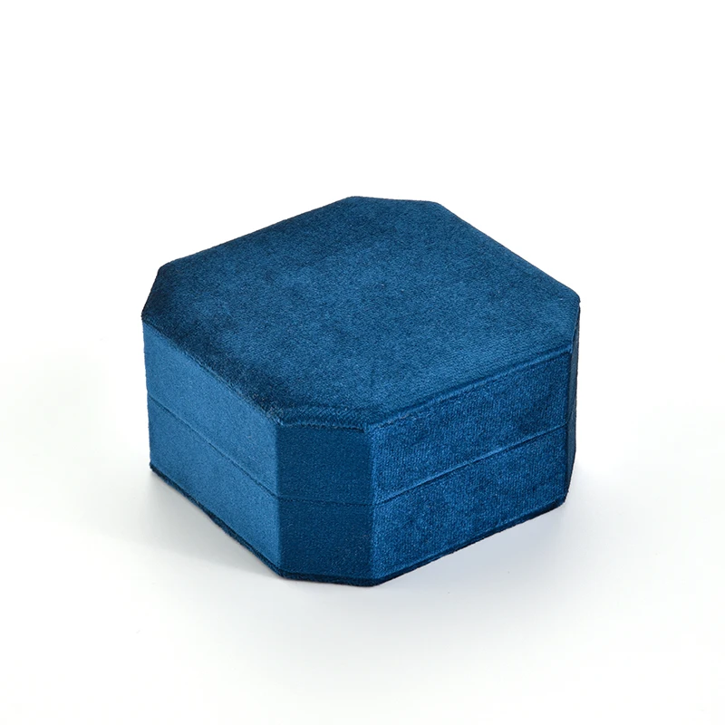 

TAIMY Квадратные бархатные подарочные коробки для украшений синего цвета