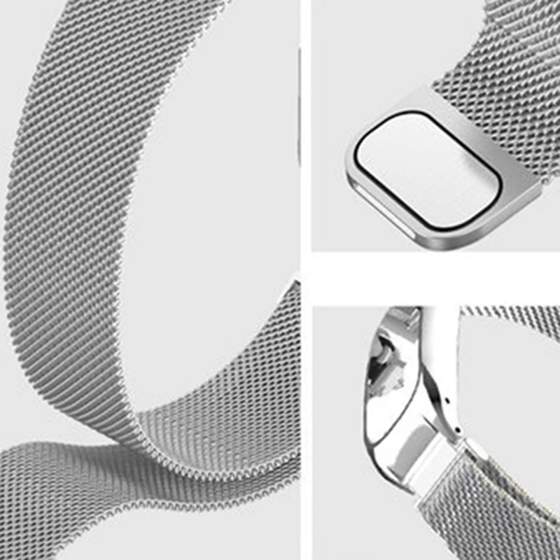 Metal Strap For Oppo Band Magnetic Wristband Stainless Steel Replacement Bracelet for Watch Free Watchband |