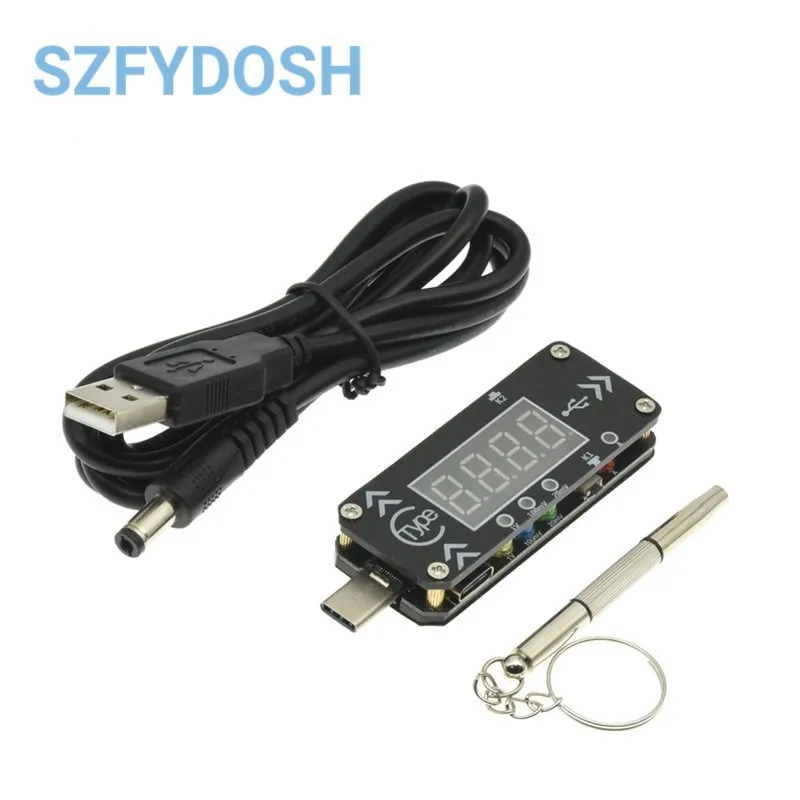 

WPDT DC Digital Display Voltage Current Meter Type-C PD Fast Charge Trigger Decoy Detection Tester Full Protocol PPS PD2.0 PD3.0