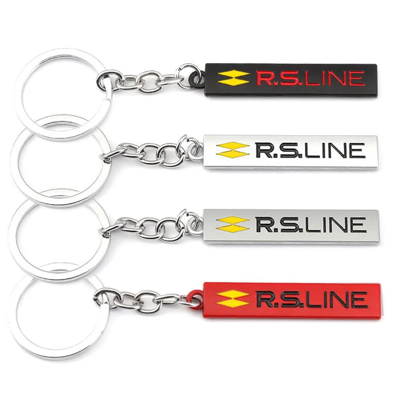 

Car Keychain RS Line Keyring Key Chain Ring for Renault Megane Arkana Velsatis Clio Scenic laguna Logan Koleos Sandero Safrane