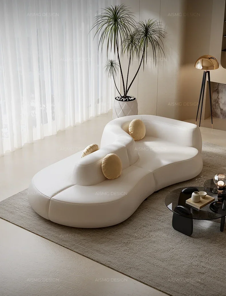 Итальянский легкий роскошный кожаный диван двусторонняя сумка для сидения