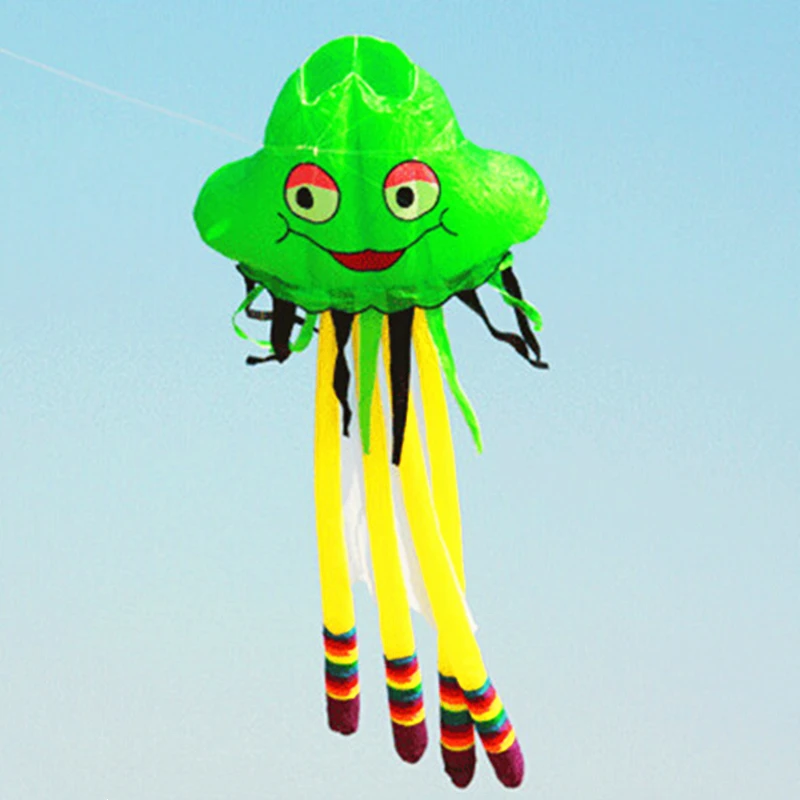 Бесплатная доставка 5 м воздушный змей-медуза летающий осьминог мягкий змей
