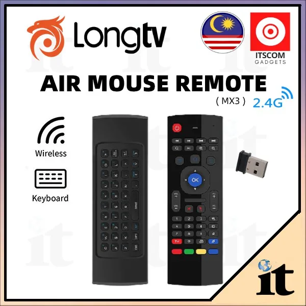 [Original] LONGTV Remote Control / Multiple Keyboard i8 Universal 2.4G MX3 AirMouse |