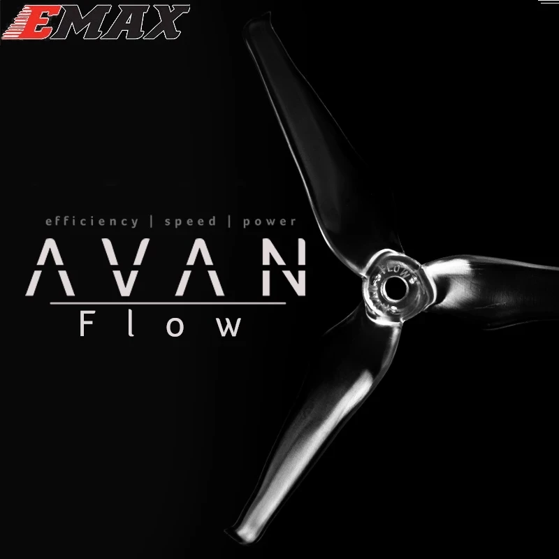 

2 / 4 / 10 Pair EMAX AVAN Flow 5x4.3x3mm 5 Inch 3 Blades Propeller Props CW CCW For RC Quadcopter Drone
