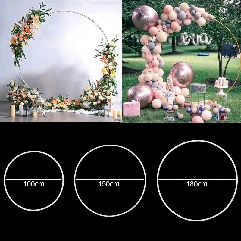 

2022 Round Balloon Arch Kit Holder Balloon Circle Wreath Balloon Stand Baby Shower Wedding Supplies Birthday Party Decoration