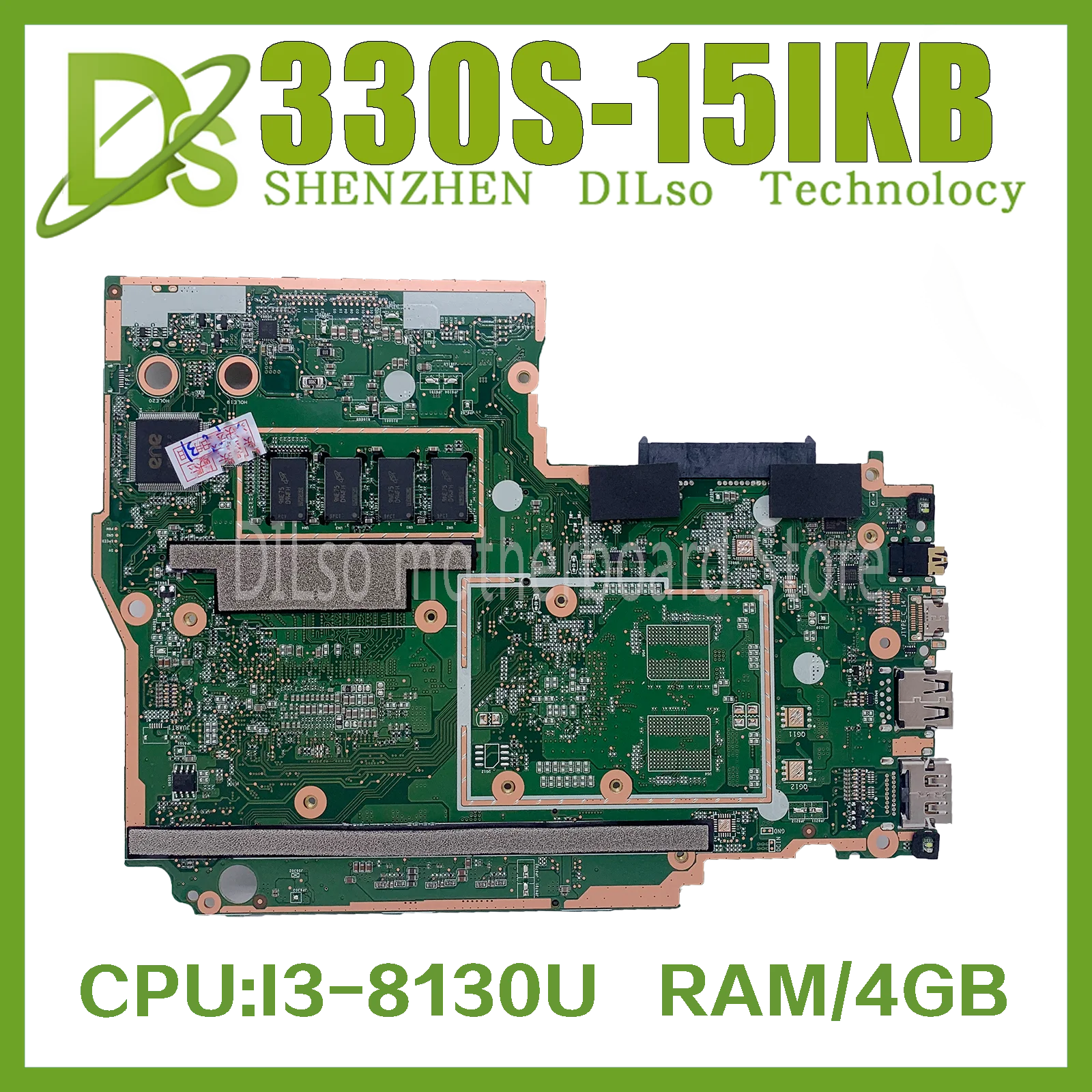 

KEFU For Lenovo 330S-15IKB Notebook Motherboard CPU I3 8130U RAM 4GB DDR4 Tested 100% Working New Product