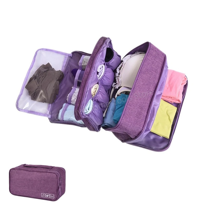 

Portable Underwear Bra Storage Bag Travel Waterproof Organizer Large Capacity Toiletry Packing Cube Sundries Makeup Sorting Bag