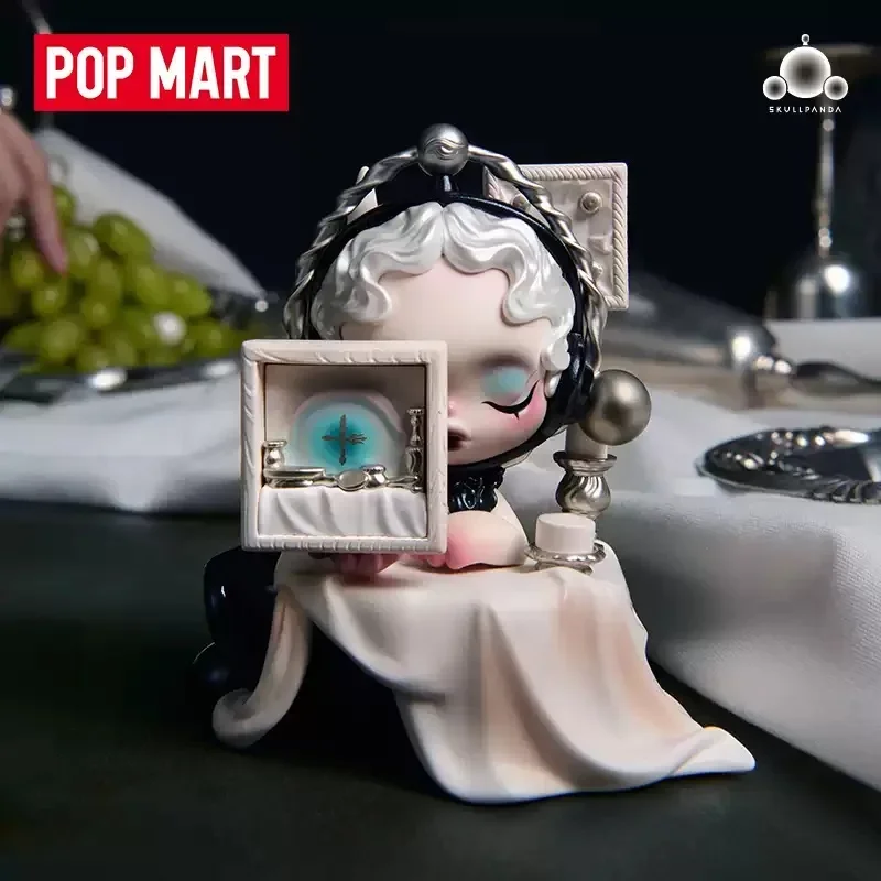Фото POPMART SKULLPANDA The Feast Begins Series слепая коробка Guess Bag Mystery Box игрушки куклы милые аниме фигурки настольные украшения подарок №2