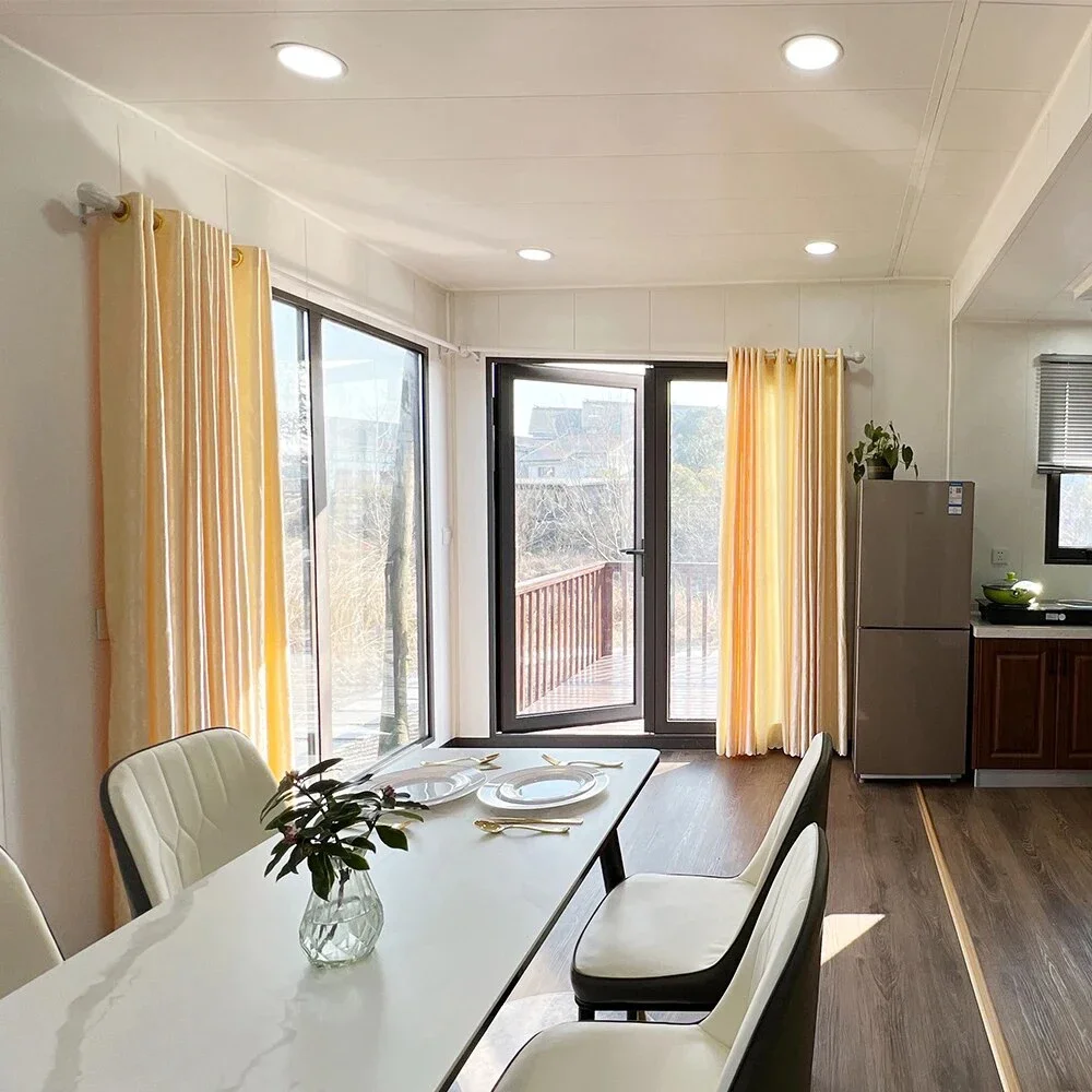 Складной умный дом быстрая сборка 20/40 футов 2 спальни современный сборный для