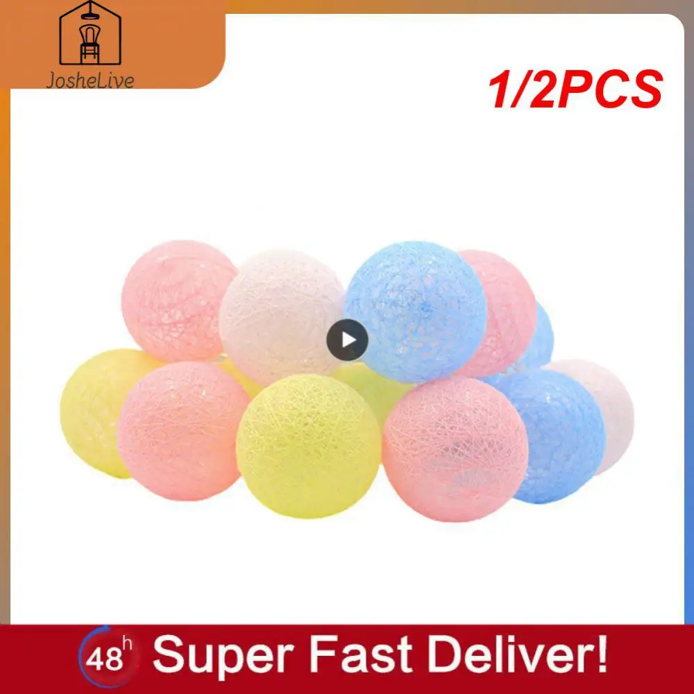 

Гирлянда с хлопковыми шариками, питание от USB/аккумулятора, 1/2 шт.