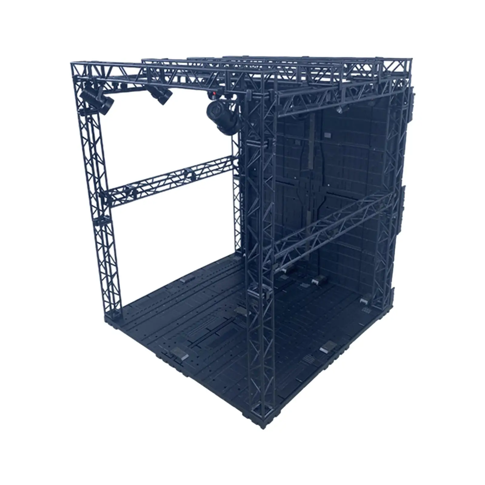 Stage Display Portable Diy Assembled Scene Universal Stage Display Model With Light For Collectible Toy Rc Car
