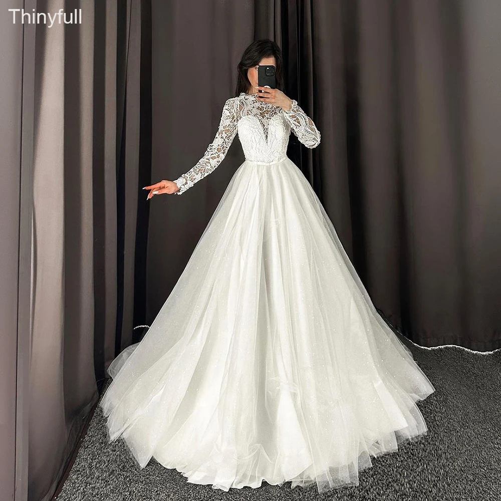 Женское свадебное платье до пола Thinyfull