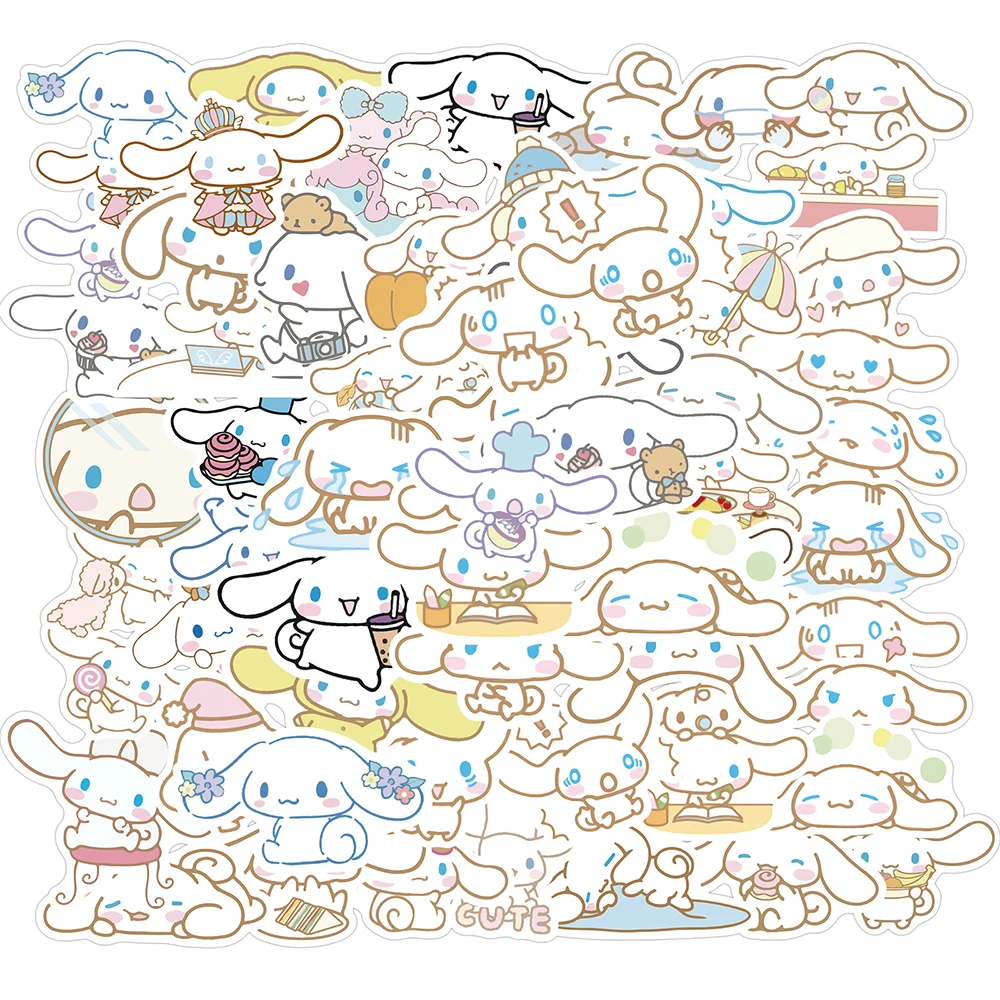 

10/30/50PCS Cute Anime Cinnamoroll Waterproof Stickers Cartoon Decals Kids Toy DIY Diary Suitcase Scrapbook Laptop Bike Sticker