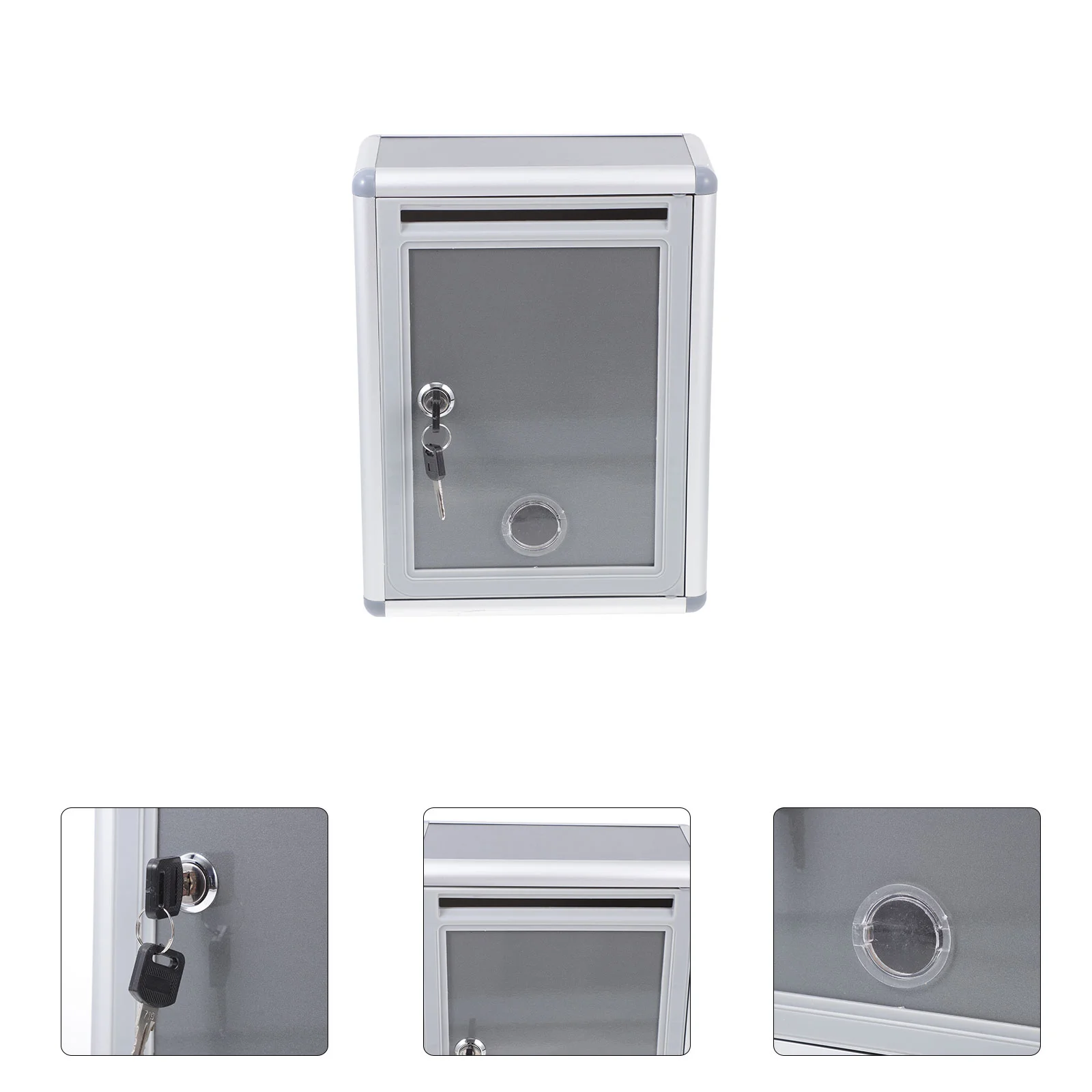 

The Wall Mounted Shelves For Storageation Suggestion Box Large Mailbox Metal Letterbox Card Lockable Case Storage Holder