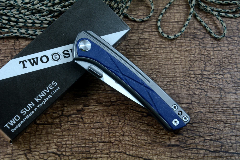 Нож Twosun D2 карманный клинок для охоты выживания на природе инструмент