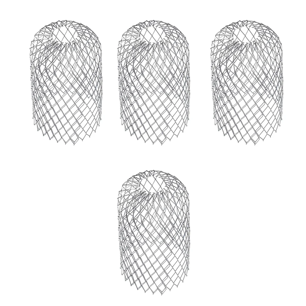 

4 Pcs Metal Strainer Filter Screen Mesh Leaf Guard Sieve Covers Gutters Drain Pipe Aluminum Alloy