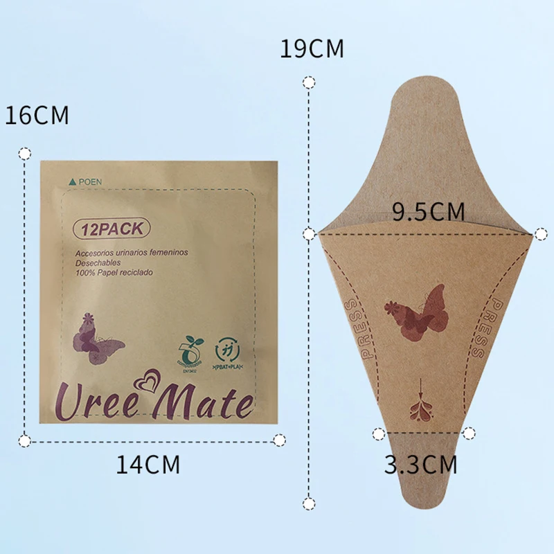 

Одноразовые бумажные писсуары HUXUAN 12 шт.