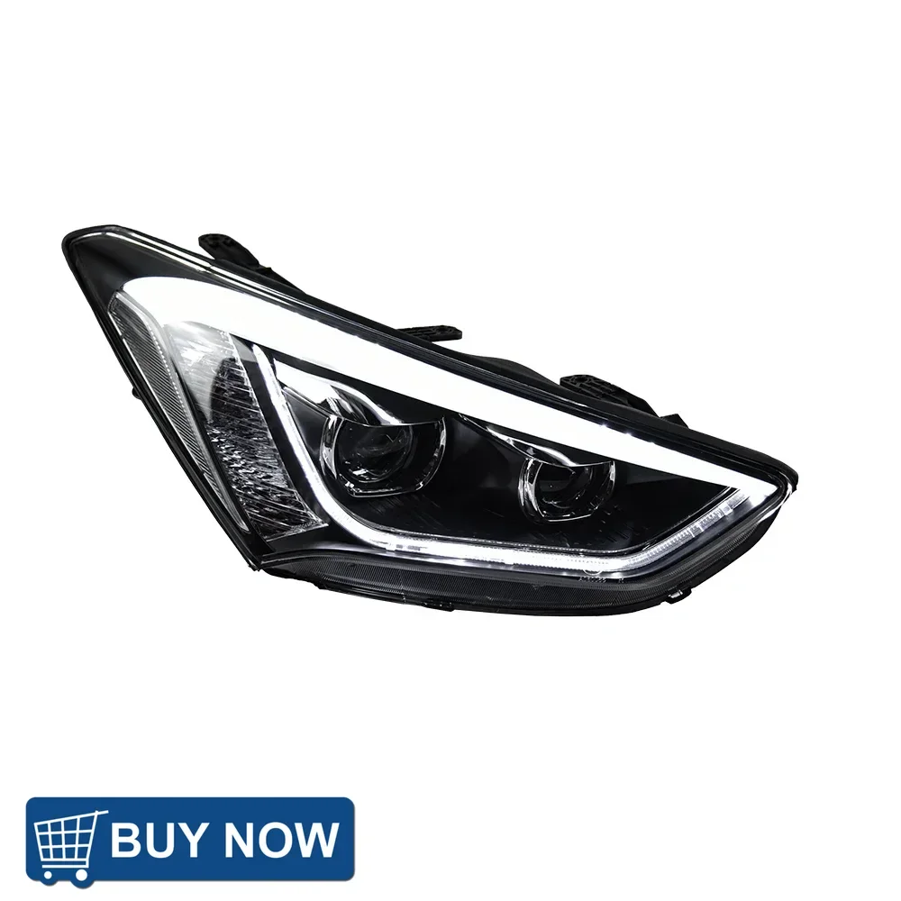 Для Hyundai Santa Fe Ix45 2013-2016 Обновление передней лампы автомобиля светодиодные