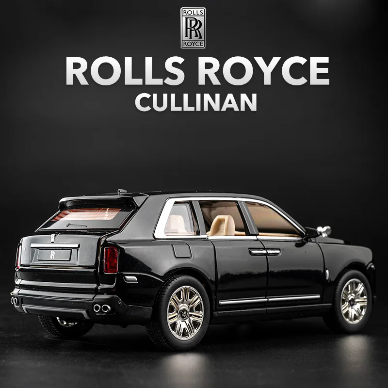 

1:32 Alloy Rolls Royce Cullinan SUV Car Model Diecasts Metal Simulation Car Model Sound Light Collection Childrens Gifts Toy