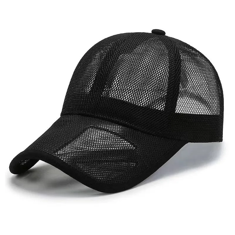 

Бейсболка CNTANG Мужская сетчатая, модная кепка-тракер, дышащая, для рыбалки, гольфа, бега, регулируемая бейсболка унисекс, лето