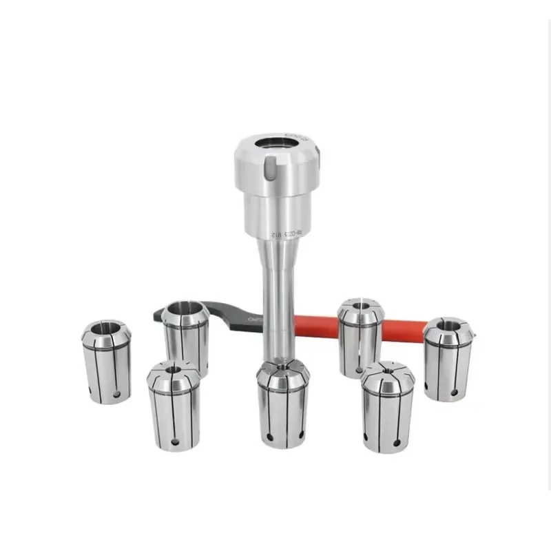 Фото Наборы цанговых патронов для фрезерных станков R8-oz25-7pcs, держатели R8-oz25 M12 или 7/16UNF, набор цанговых патронов Oz25 3-25 мм, 7 шт. для ЧПУ №1